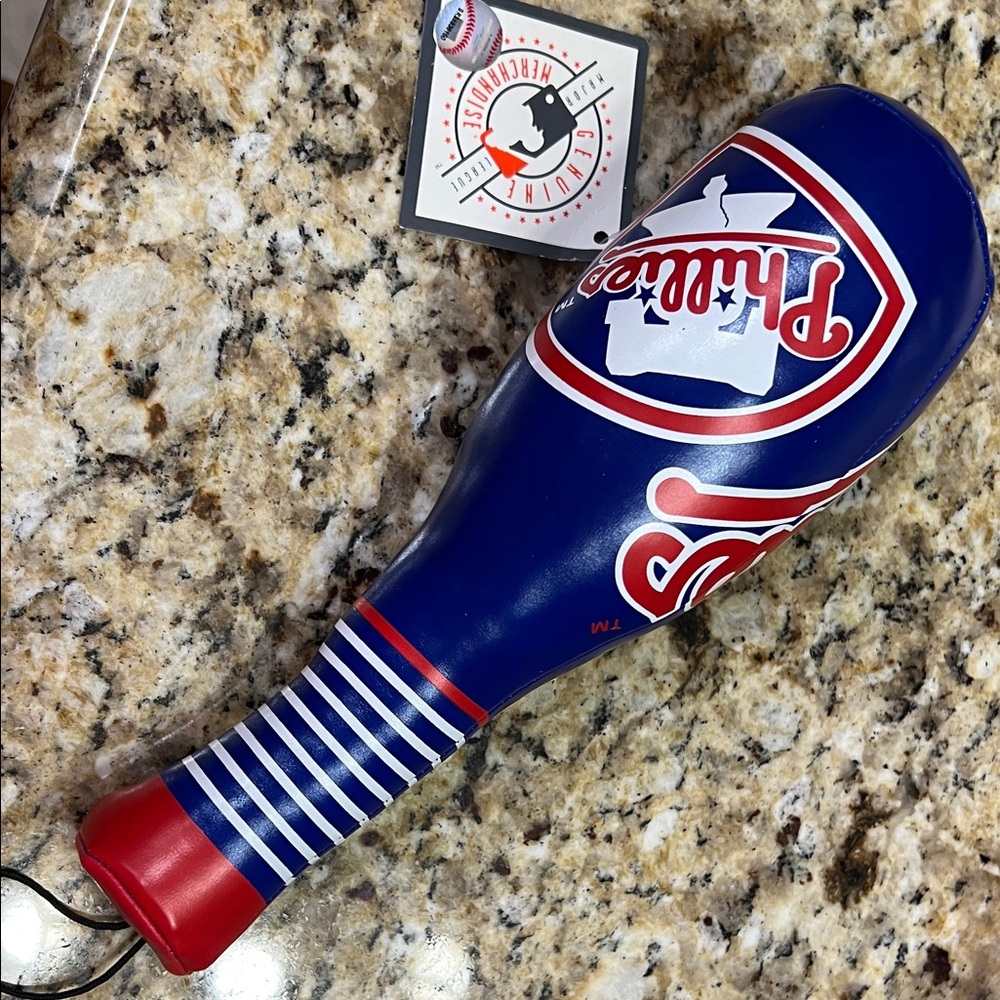 Philadelphia Phillies MLB Good Stuff Plush Baseball Bat Genuine Merchandise 2003